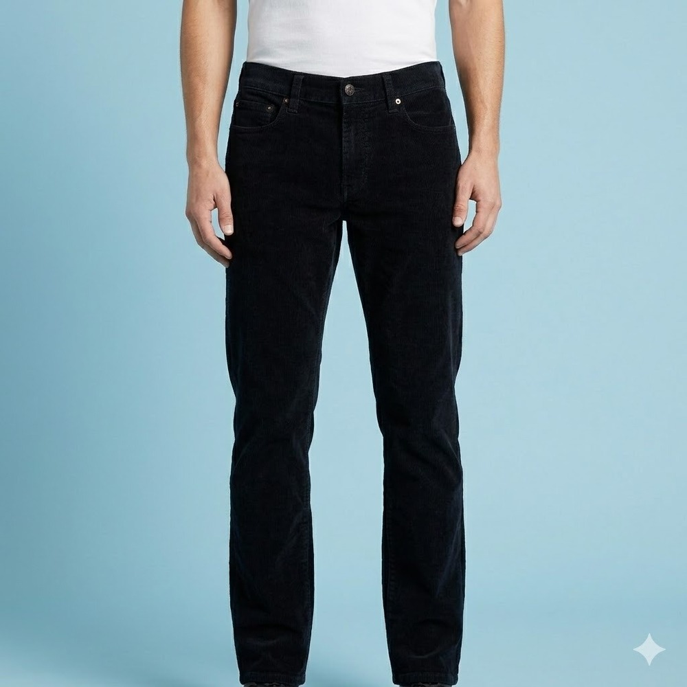 Banana Republic Slim Fit Corduroy Pants 32x30 Navy Blue